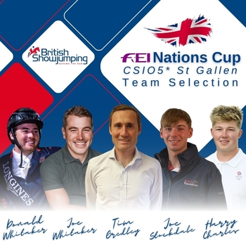 British Showjumping Team announced for CSIO5* St Gallen FEI Nations Cup British Showjumping Team announced for CSIO5* St Gallen FEI Nations Cup